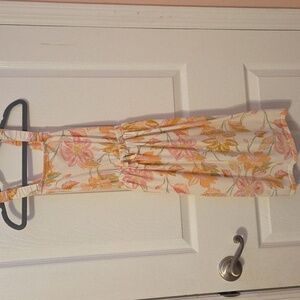 OshKosh B'gosh Floral Print Dress in Orange and Pink